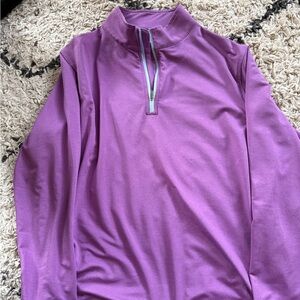 Purple Quarter-Zip Pullover